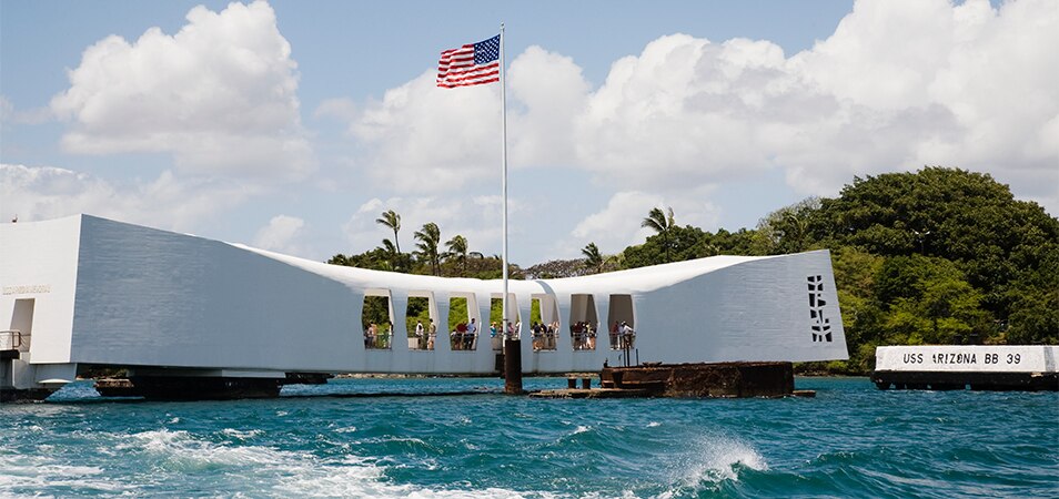 The Pearl Harbor National Memorial.
