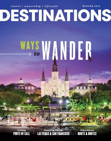 WorldMark Winter 2022 Destinations Magazine Cover