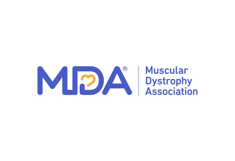 The logo for the Muscular Dystrophy Association, a nonprofit that is part of the WorldMark Charitable Giving Program.