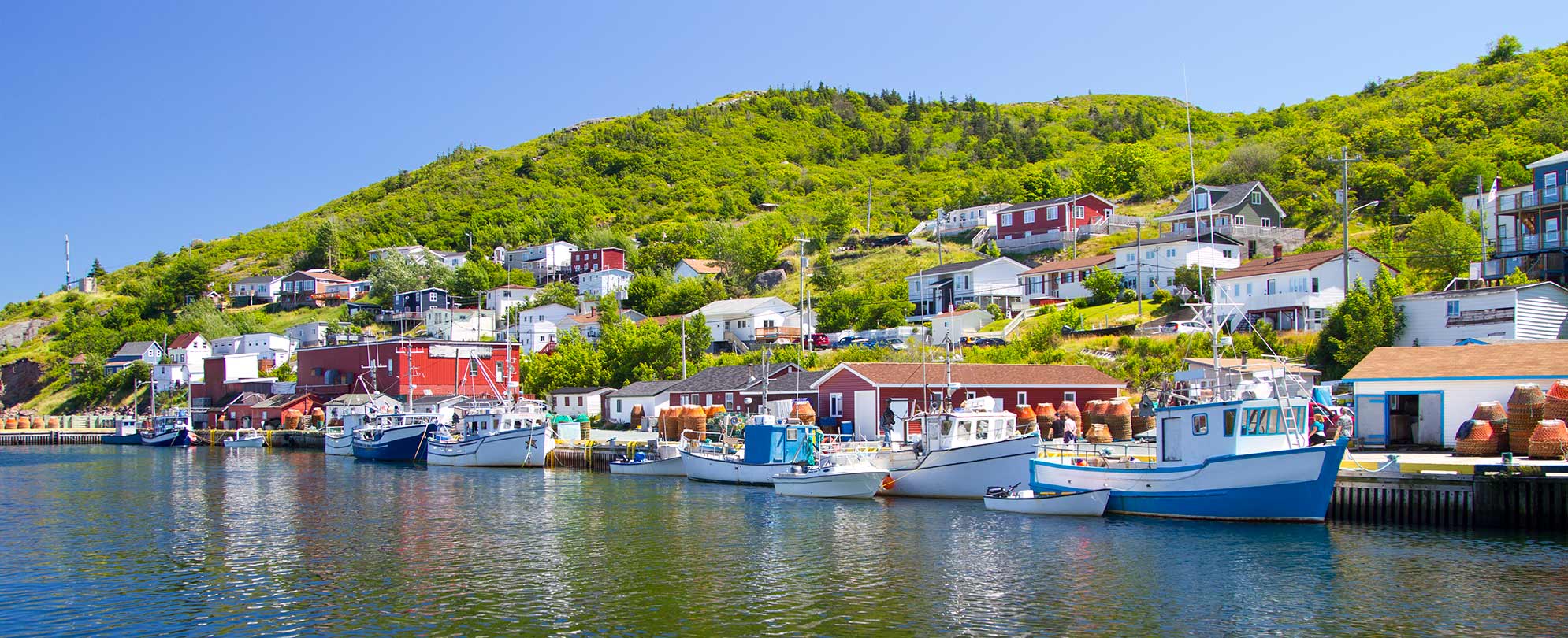 St. John, a city on Newfoundland island off Canada's Atlantic coast.